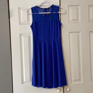 Royal blue ANGVNS dress, size medium, NWT